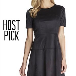 Black Faux Suede Dress